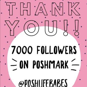 We hit 7000 Followers on Poshmark!!!!!!!!